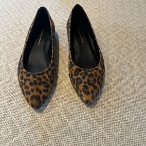 Margaux NY The Pointe leopard print flats